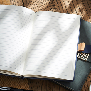 超厚复古文艺精致笔记本子大学生加厚日记本商务档皮面办公工作会