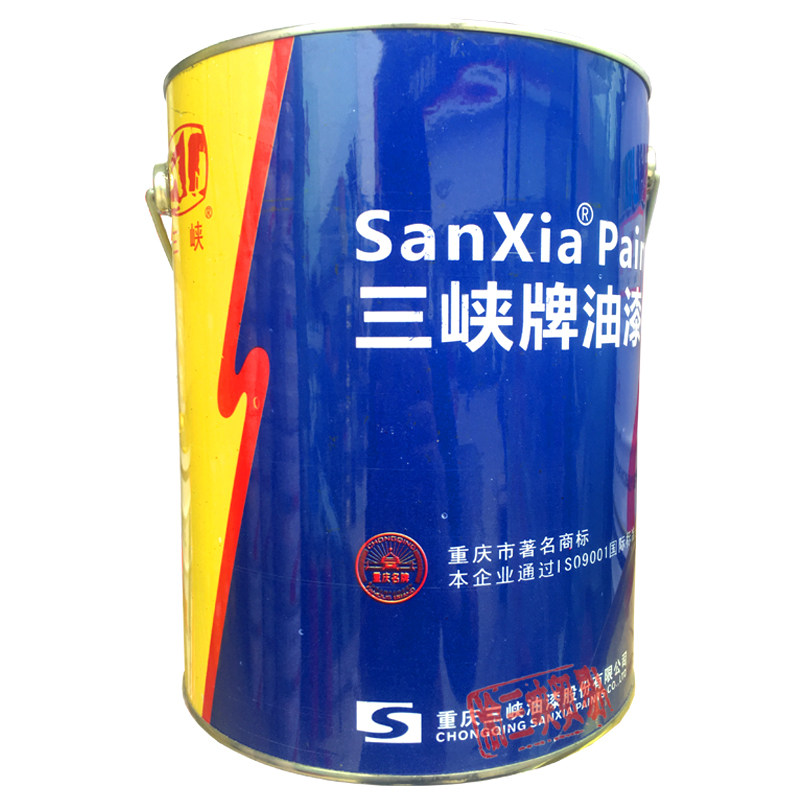 重庆三峡牌油漆CF铝粉漆金属漆银浆磁漆栏杆铁门银粉漆防锈漆