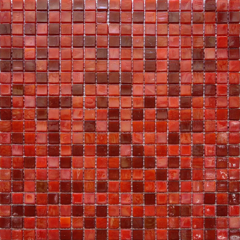 泳池红色绿色玻璃马赛克瓷砖墙砖别墅民宿酒店背景墙港式复古陶瓷