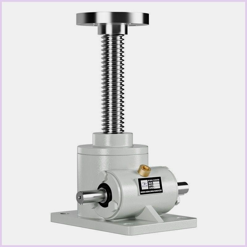 WL丝杆升降机小型涡轮减速机手摇螺旋杆升降台蜗轮蜗杆升降器