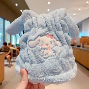 儿童干发帽吸水速干女童三丽鸥干发浴帽子擦头毛巾宝宝洗头包头巾