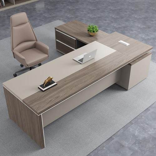 轻奢老板桌办公桌椅组合简约现代总裁桌领导桌经理大班台办公家具