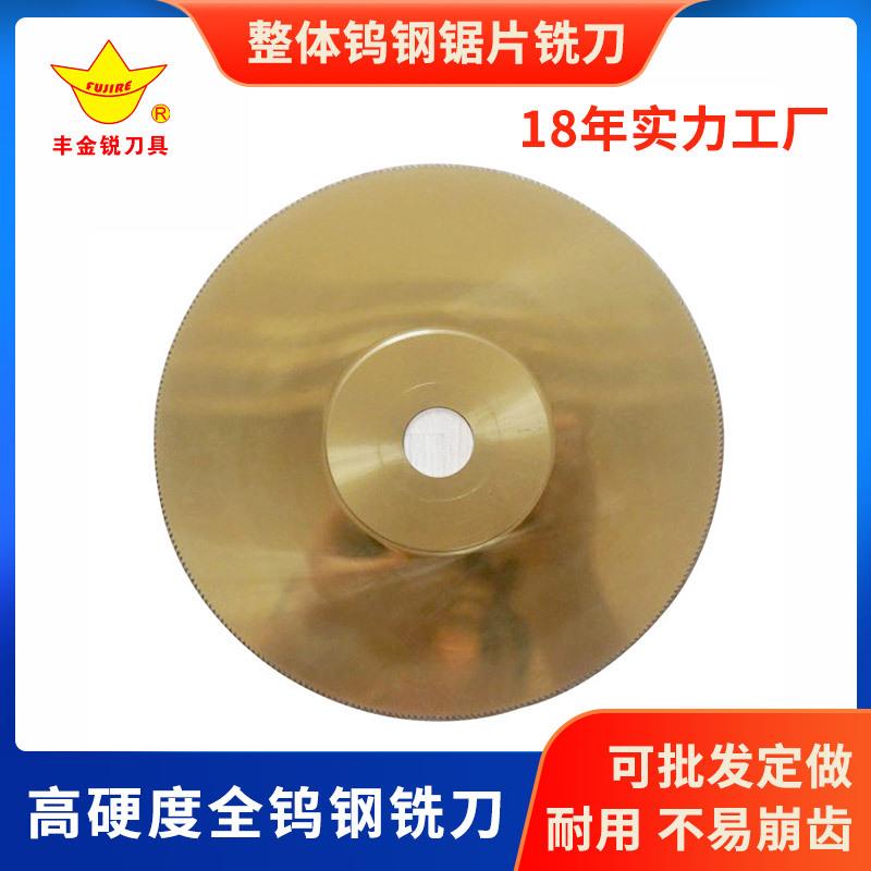 整体钨钢锯片铣刀1.0非标可制作fujire牌高硬度全钨钢铣刀