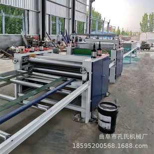 PET高光门板平贴机视频 三胺高光板贴纸机 pur热熔胶饰面板贴面机