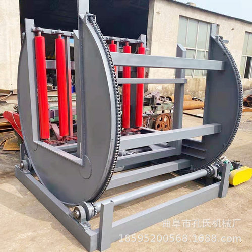 定制非标钢板铝板复合板翻转机 C型翻转机 O型液压在线翻板机厂家