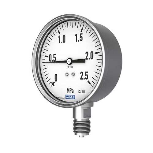 威卡WIKA不锈钢压力表PGE23.063/0-0.6Mpa/psi/径向/G1/4B/充油