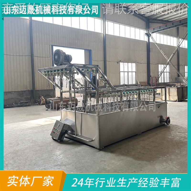 全动吊挂流猪连续烫毛池304不锈自钢头猪头蹄烫LXK毛池毛猪烫头水