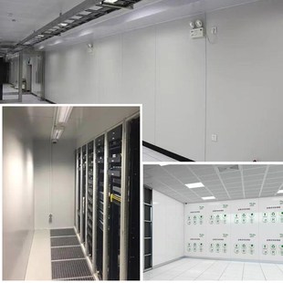 机房墙板石膏板内衬彩钢板防静电防火机房专用墙板金属复合护墙板