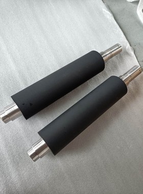 包胶胶辊橡胶硅胶轮镜面涂布机输送带槽压辊无动力滚筒