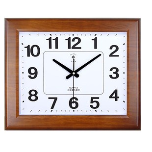 北极星电波挂钟英寸超大客厅是钟办公石英钟表静音现代家用