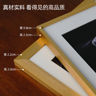 现代铝合金艺术摄影展相框作品展示装饰画框裱框架展览海报框