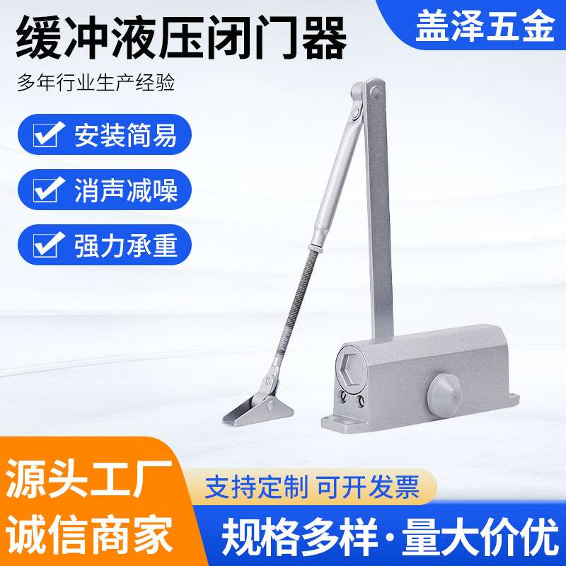 厂家 闭门器家用弹簧关门器自动闭合器防火门德国缓冲门90度