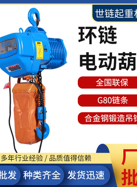 固定运行式鬼头款环链电动葫芦380v一吨6米2T3T5T9M电动葫芦