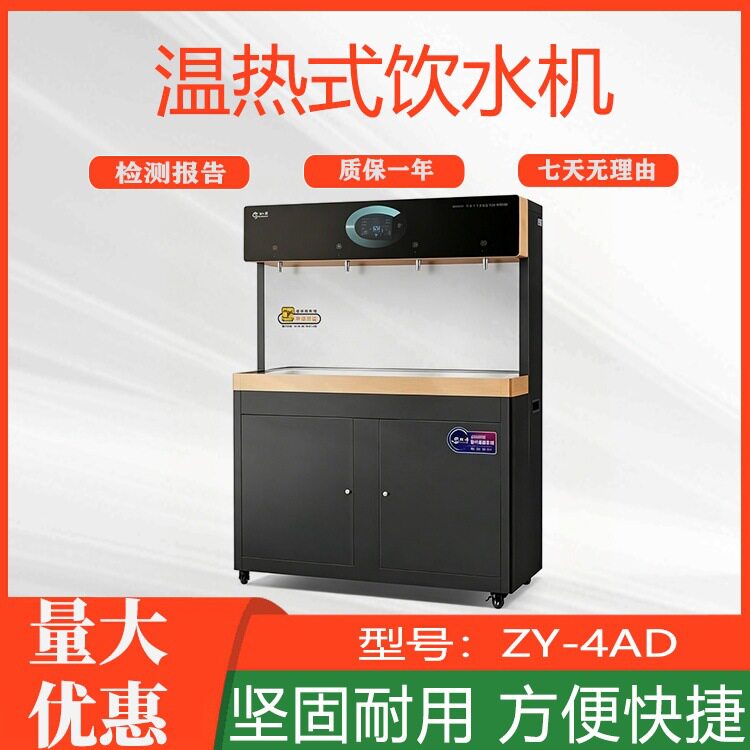 大容量商务净化直饮机ZY-4AD新款温热式饮水机医院幼儿园开水器