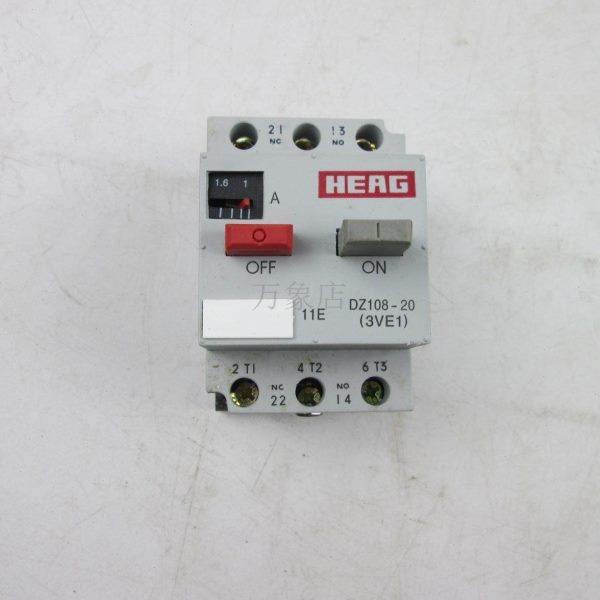 DZ108-20(3VE1)电机保护塑壳断路器 3.2-5A 4-6.3A