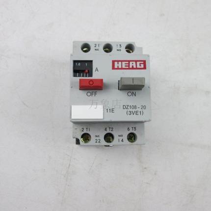 DZ108-20(3VE1)电机保护塑壳断路器 3.2-5A 4-6.3A