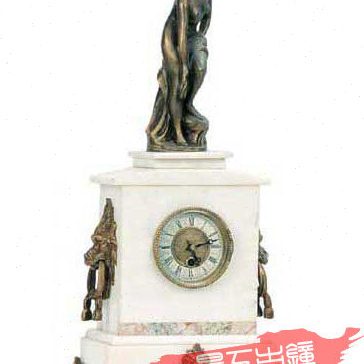 仿古座钟 欧式机械座钟 摆设饰品 软装 工艺纯铜铸造钟表高540mm