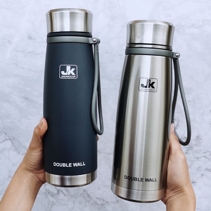 全钢保温杯31h6不锈钢便携简约运动健身室大号水杯男士带滤网茶杯