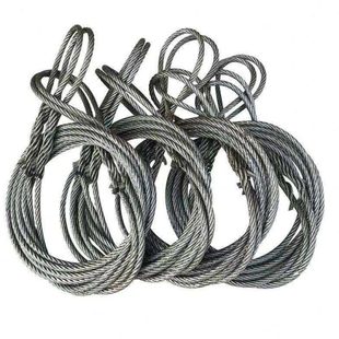 插编钢丝绳起重吊装 双扣钢丝绳起重工具钢丝绳吊索具编头子钢丝绳