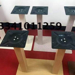 长方形铸铁餐台脚 西餐咖啡桌脚 西餐厅快餐 铸铁桌腿 酒吧桌脚