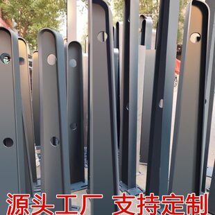 膜结构停车棚钢架汽车棚大梁七字形钢梁充电停车棚钢结构雨棚加工