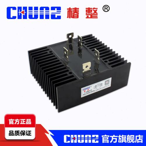 上海椿树 SQL 250A 1600V 三相桥式整流桥堆整流桥(连散热桥)