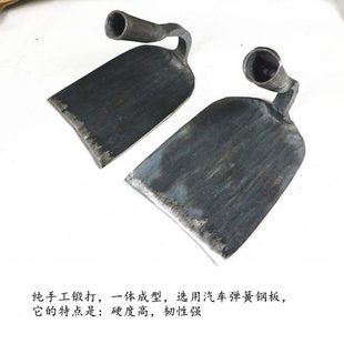 全钢锻打锄头锄草神器除草专用种菜两用锄地挖土家用开荒户外工具