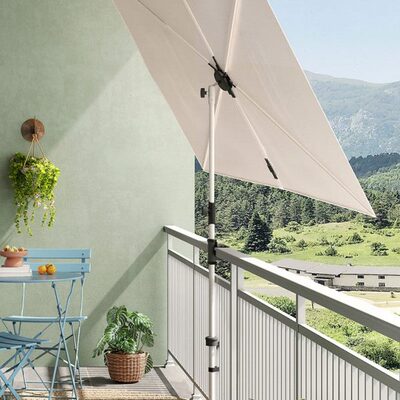 Everite艾瑞 阳台布置区遮阳伞户外庭院挡阳光室外露营旋转沙滩伞