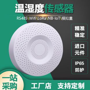 高精度温湿度传感器无线检测仪器室内农业养殖专用温度湿度计485