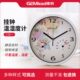 静音挂钟 钟时钟表壁挂式 榛利家用温湿度挂钟室内客厅时尚 创意欧式