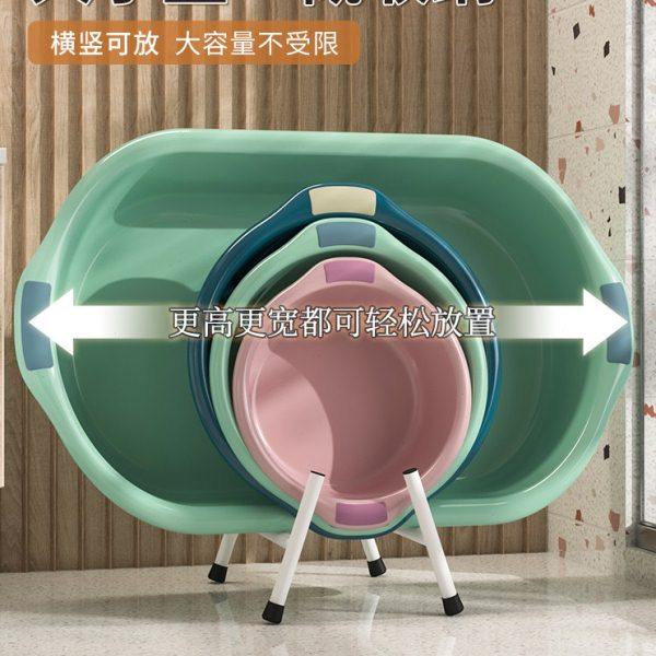 脸盆收纳架落地式可折叠家用浴室大盆洗澡盆架卫生间放盆的置物架,家庭/个人清洁工具,浴室角架/置物架,淘宝优惠券,粉丝福利购,淘宝优惠卷