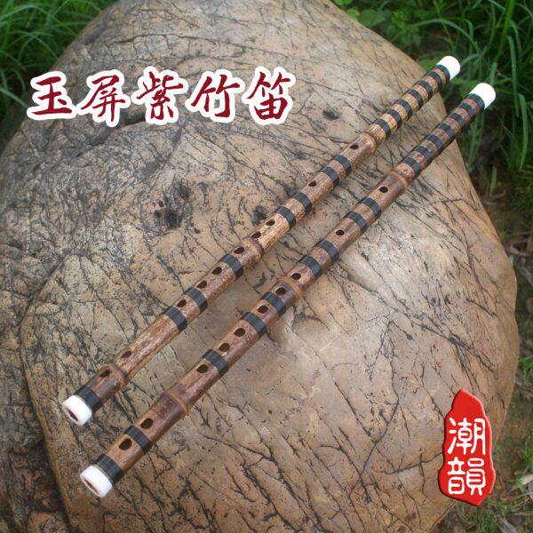 玉屏紫竹素笛子/一节笛/笛子/竹笛/紫竹笛/演奏笛/手工制作姚敦云