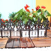 复古欧式 铸铁草坪护栏户外围栏花园花坛栏杆庭院篱笆绿化隔离栅栏