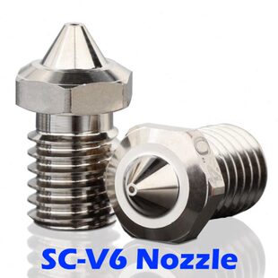 Mellow  NF-V6铜喷头3D打印机E3DV6挤出头热端喷嘴Voron Prusa