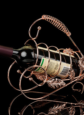 欧式创意红c酒架酒柜摆件办公室客厅房间卧室装饰品家居电视柜摆