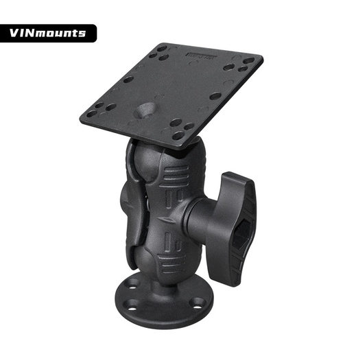 2.25英寸VESA100*100球头支架叉车车载数据终端工业电脑支架