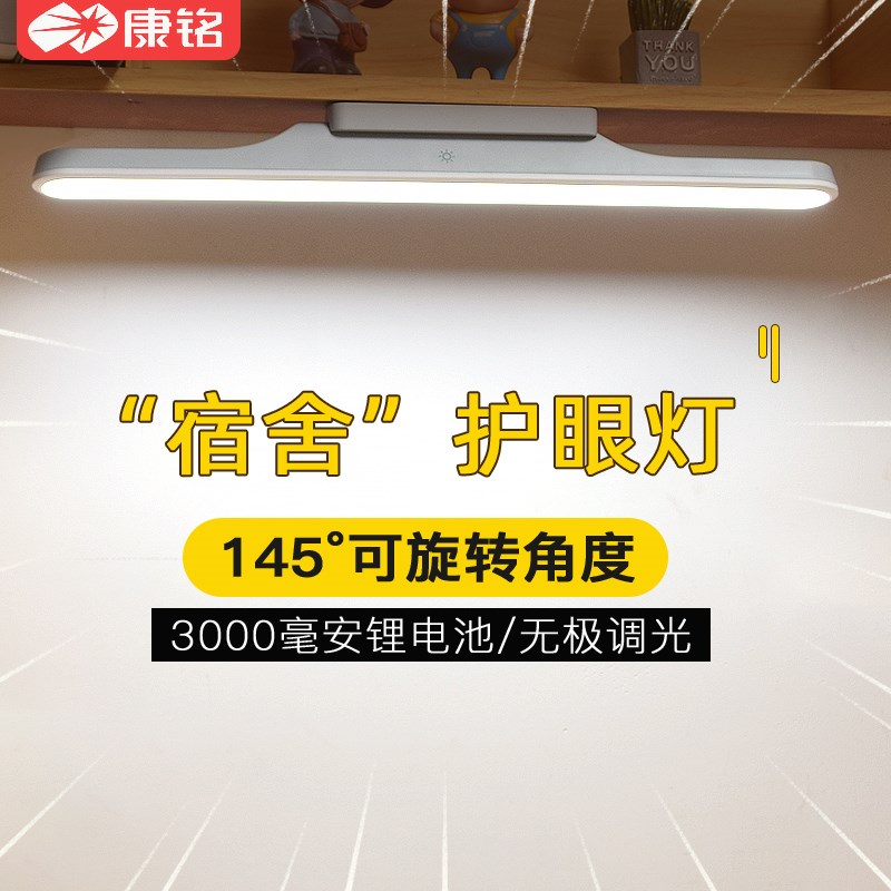 康铭酷毙灯台灯儿童学习专用充电插电宿舍床头书桌磁吸灯管阅读灯