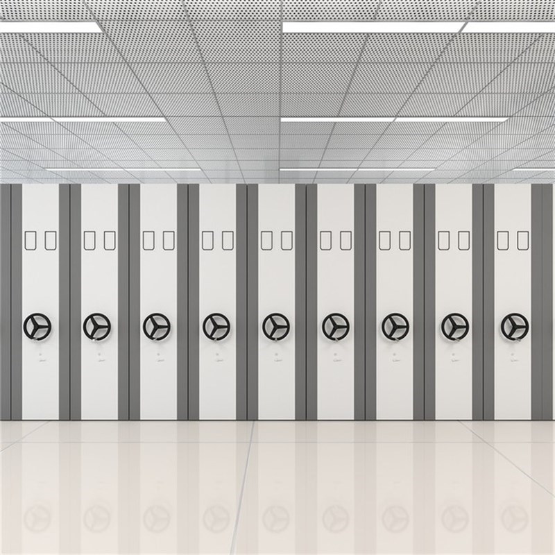 新款深圳移动密集架档案架财务凭证柜手摇式资料文件柜电动智能密