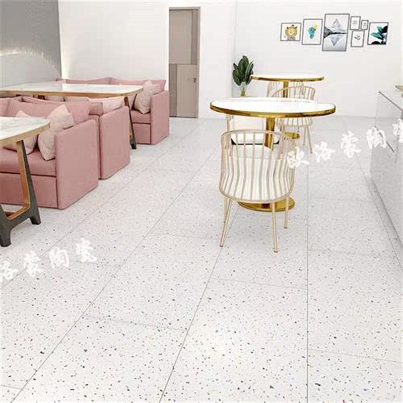 新款灰色通体水磨石瓷砖600x1200客餐厅防滑地砖服装店仿古砖彩色