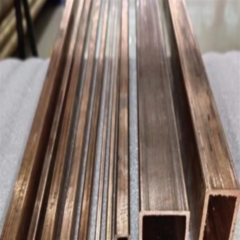 T2 紫铜方管 紫铜矩形管 方形铜管 纯铜方型管6/8/10/12/15/20/25