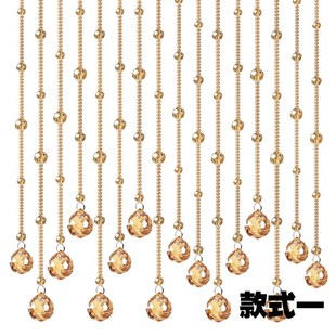 串珠家用免打孔 珠帘门帘水晶帘子客厅隔断帘屏风玄关过道帘子新款