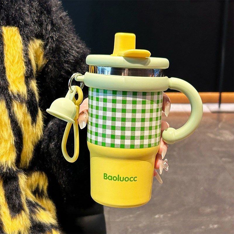 多巴胺保温杯学生上学专用高颜值吸管水杯办公室女生便携冰霸杯子,餐饮具,保冷/保温杯,淘宝优惠券,粉丝福利购,淘宝优惠卷