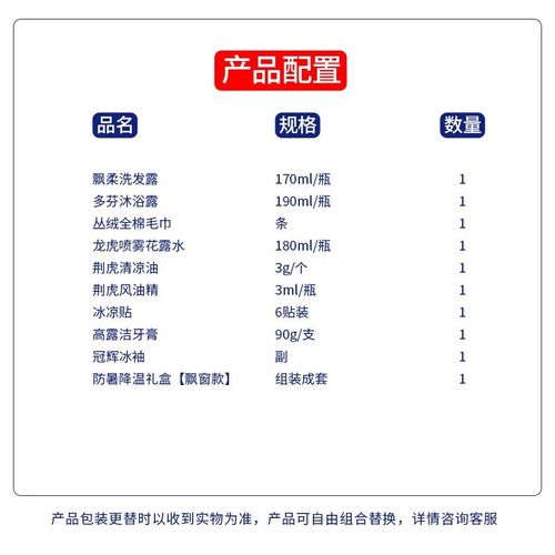 夏季防暑降温用品套装88型公司工会劳防劳保高温慰问清凉降温礼包