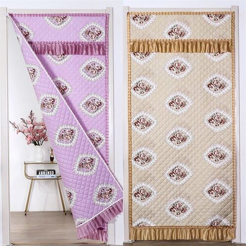 秋冬季棉门帘加厚家用保暖防风挡风保温J防寒卧室空调门帘隔断帘