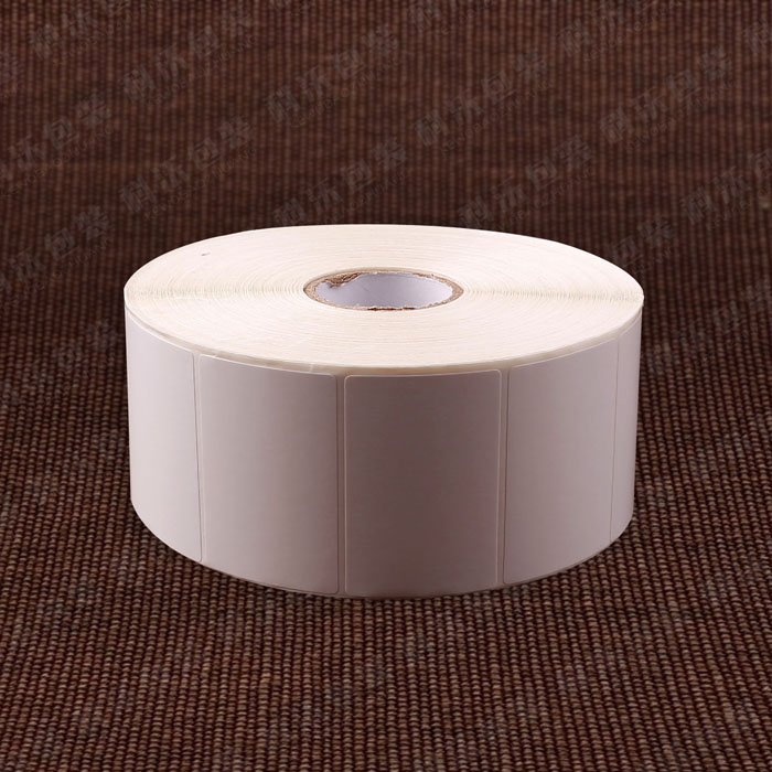 铜版纸不干胶条码标签纸65mm*45mm*2000张单排空白贴纸打印机