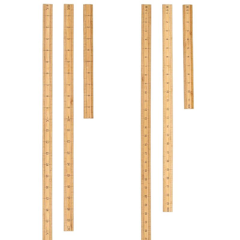 精制服装量衣米尺 30公分1尺 1米竹子尺 木尺 竹尺直尺 天然环保
