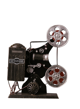 复古老式80年代电影放映机模型道具酒吧餐厅怀旧装饰品摆件老物件