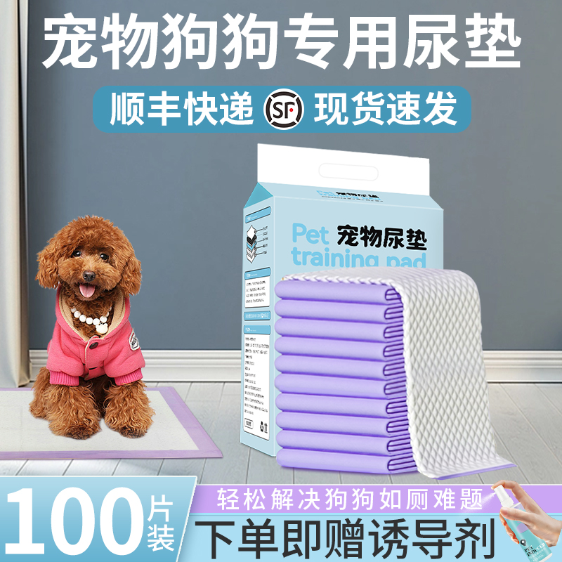 尿垫狗狗隔尿垫加厚除臭狗尿片布吸水垫幼犬定点排便诱导生产垫子