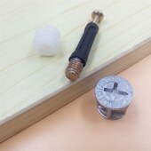 加厚三合一连接件螺丝偏心轮铁螺母家具橱柜合板连接三合一螺丝件