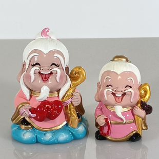 红娘月下老人月老星君小神像摆件送男女朋友同事闺蜜创意可爱礼物